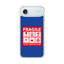 スリムプロテクションケース［ FRAGILE Sticker - Blue ］