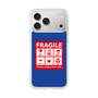 スリムプロテクションケース［ FRAGILE Sticker - Blue ］