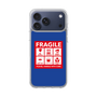 スリムプロテクションケース［ FRAGILE Sticker - Blue ］