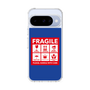 スリムプロテクションケース［ FRAGILE Sticker - Blue ］