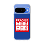 スリムプロテクションケース［ FRAGILE Sticker - Blue ］