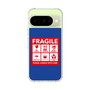 スリムプロテクションケース［ FRAGILE Sticker - Blue ］