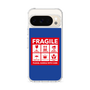 スリムプロテクションケース［ FRAGILE Sticker - Blue ］