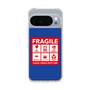スリムプロテクションケース［ FRAGILE Sticker - Blue ］