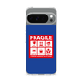 スリムプロテクションケース［ FRAGILE Sticker - Blue ］