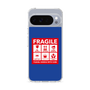 スリムプロテクションケース［ FRAGILE Sticker - Blue ］