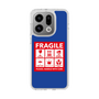 スリムプロテクションケース［ FRAGILE Sticker - Blue ］