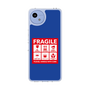 スリムプロテクションケース［ FRAGILE Sticker - Blue ］