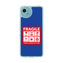 スリムプロテクションケース［ FRAGILE Sticker - Blue ］