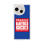 スリムプロテクションケース［ FRAGILE Sticker - Blue ］