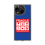 スリムプロテクションケース［ FRAGILE Sticker - Blue ］