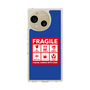 スリムプロテクションケース［ FRAGILE Sticker - Blue ］