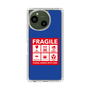スリムプロテクションケース［ FRAGILE Sticker - Blue ］