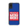 スリムプロテクションケース［ FRAGILE Sticker - Blue ］
