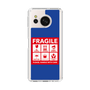 スリムプロテクションケース［ FRAGILE Sticker - Blue ］