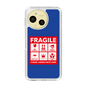 スリムプロテクションケース［ FRAGILE Sticker - Blue ］