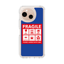 スリムプロテクションケース［ FRAGILE Sticker - Blue ］