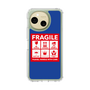 スリムプロテクションケース［ FRAGILE Sticker - Blue ］