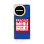 スリムプロテクションケース［ FRAGILE Sticker - Blue ］