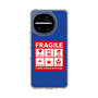 スリムプロテクションケース［ FRAGILE Sticker - Blue ］
