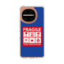 スリムプロテクションケース［ FRAGILE Sticker - Blue ］