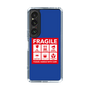 スリムプロテクションケース［ FRAGILE Sticker - Blue ］