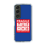 スリムプロテクションケース［ FRAGILE Sticker - Blue ］