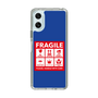 スリムプロテクションケース［ FRAGILE Sticker - Blue ］