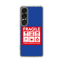 スリムプロテクションケース［ FRAGILE Sticker - Blue ］
