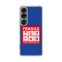 スリムプロテクションケース［ FRAGILE Sticker - Blue ］