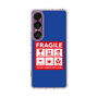 スリムプロテクションケース［ FRAGILE Sticker - Blue ］