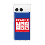 スリムプロテクションケース［ FRAGILE Sticker - Blue ］