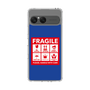 スリムプロテクションケース［ FRAGILE Sticker - Blue ］