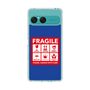 スリムプロテクションケース［ FRAGILE Sticker - Blue ］