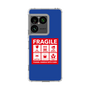 スリムプロテクションケース［ FRAGILE Sticker - Blue ］