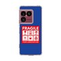 スリムプロテクションケース［ FRAGILE Sticker - Blue ］