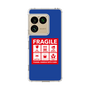スリムプロテクションケース［ FRAGILE Sticker - Blue ］