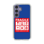 スリムプロテクションケース［ FRAGILE Sticker - Blue ］