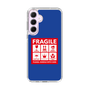 スリムプロテクションケース［ FRAGILE Sticker - Blue ］