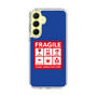 スリムプロテクションケース［ FRAGILE Sticker - Blue ］