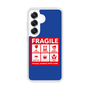 スリムプロテクションケース［ FRAGILE Sticker - Blue ］