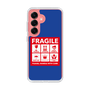 スリムプロテクションケース［ FRAGILE Sticker - Blue ］