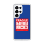 スリムプロテクションケース［ FRAGILE Sticker - Blue ］