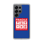 スリムプロテクションケース［ FRAGILE Sticker - Blue ］