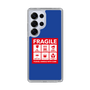 スリムプロテクションケース［ FRAGILE Sticker - Blue ］