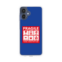 スリムプロテクションケース［ FRAGILE Sticker - Blue ］