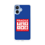 スリムプロテクションケース［ FRAGILE Sticker - Blue ］