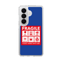 スリムプロテクションケース［ FRAGILE Sticker - Blue ］