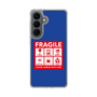 スリムプロテクションケース［ FRAGILE Sticker - Blue ］