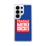 スリムプロテクションケース［ FRAGILE Sticker - Blue ］